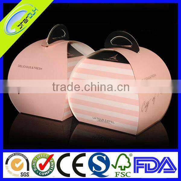 customized paper moon cake box with unique design