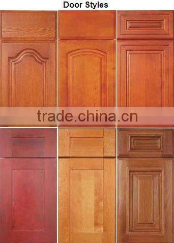 Solid wood moulding kitchen cabinets