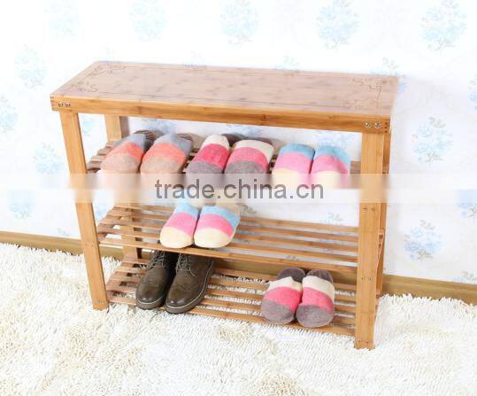 2016 new model WOODEN SHOE RACK