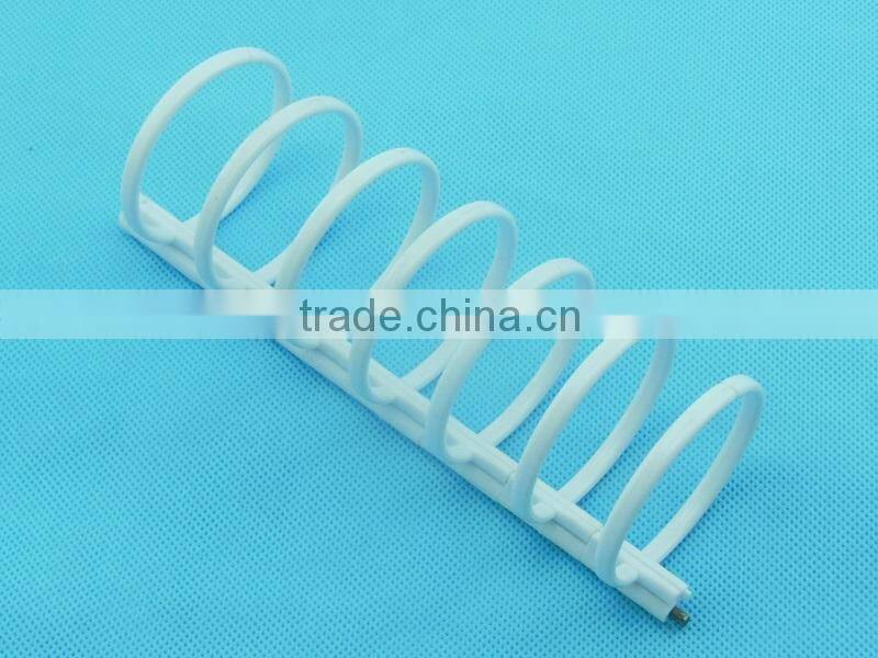 White/Black plastic 7/9 holes ring binder clip wholesale
