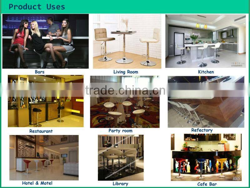 colorful coffee shop swivel bar stool,ABS plastic bar stool