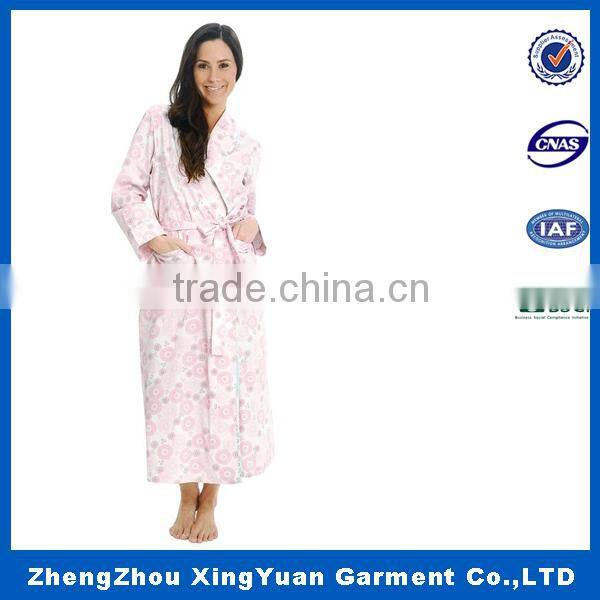 made in China OEM Wholesale bathrobe cotton Coral fleece hotel bathrobe