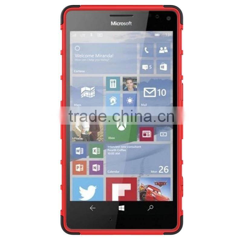 Cell phone accessory 2 In 1 Pattern Silicone and PC Rugged Hybrid 2-in-1 protective case for nokia lumia 950 xl china suppliers