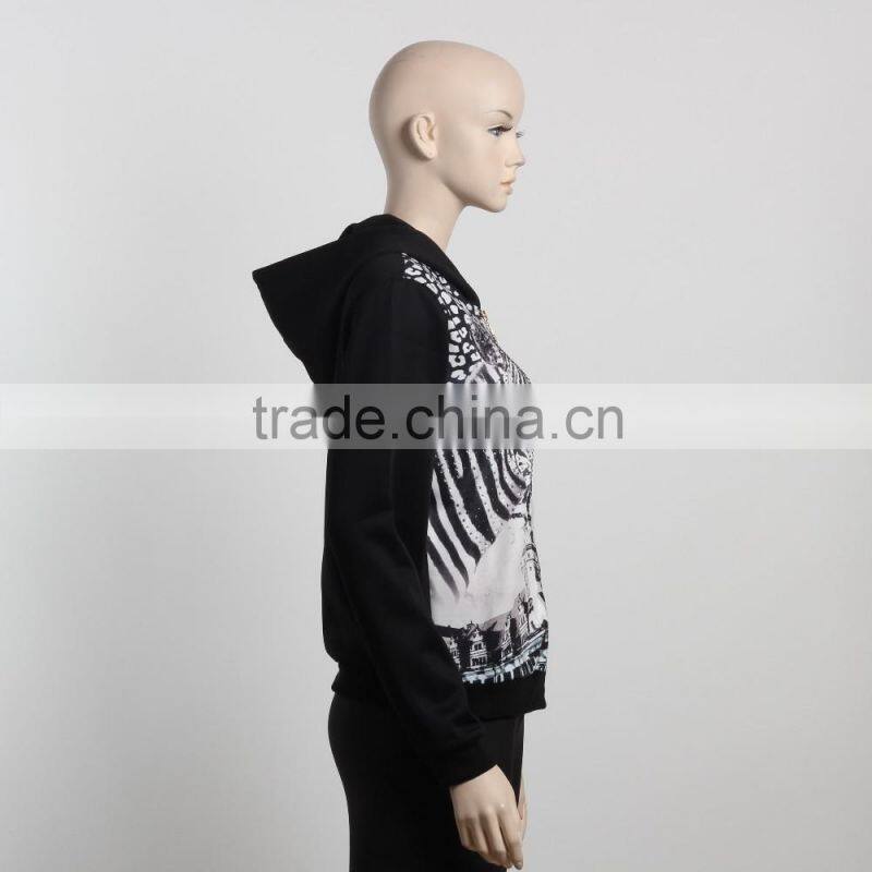 F5W20116 Custom Design Hoodies Women Sublimated Printing Hoodies Sweatshirt