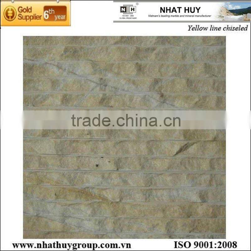 Yellow and white culture stone