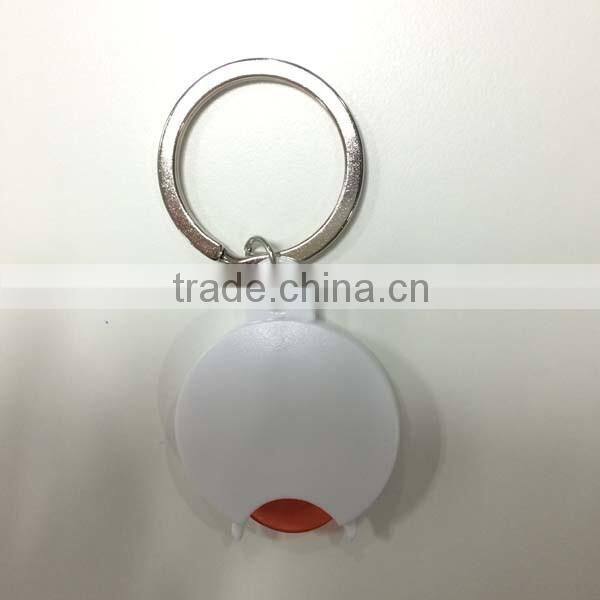 Custom Design Trolley Coin Keychain With Logo