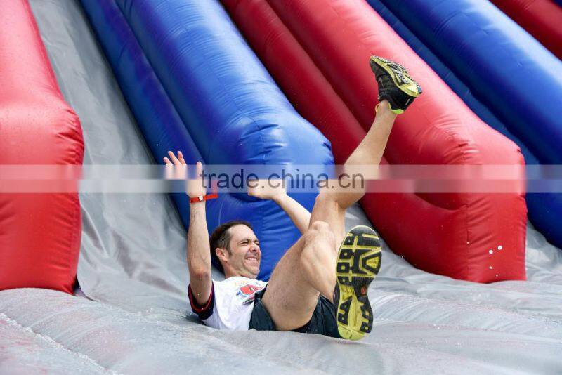 hippo inflatable water slide with pool for adult and kids