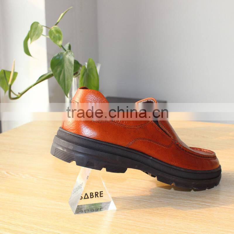 Fancy specialty store acrylic shoe display shelf