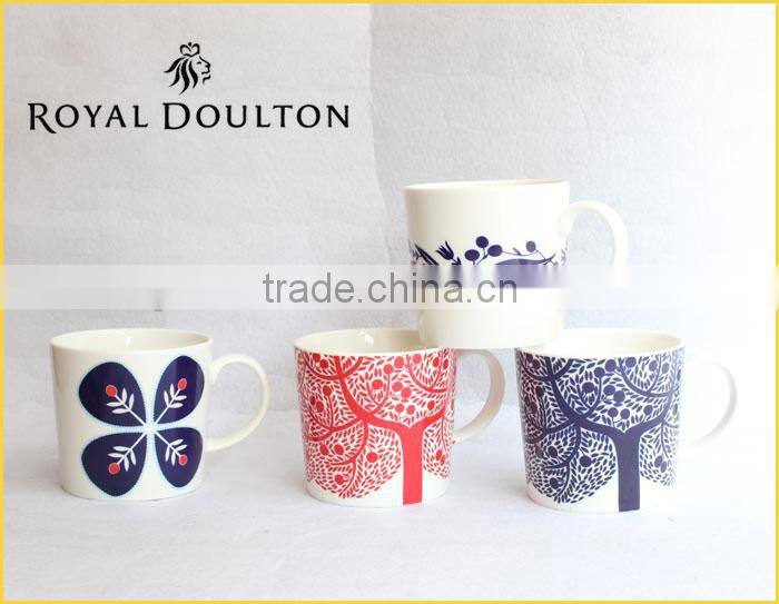 Wholesale Promotional New Design New Bone Custom Creative Ceramic Printed Tea Cup