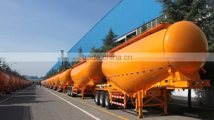 High quality CIMC LINYU 60m3 bulk cement tank semi trailer