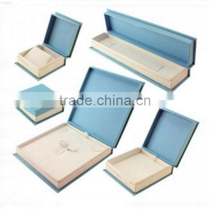 Wholesale Display Gift Jewelry Boxes , Custom Packaging Luxury Pu Leather Jewelry Box