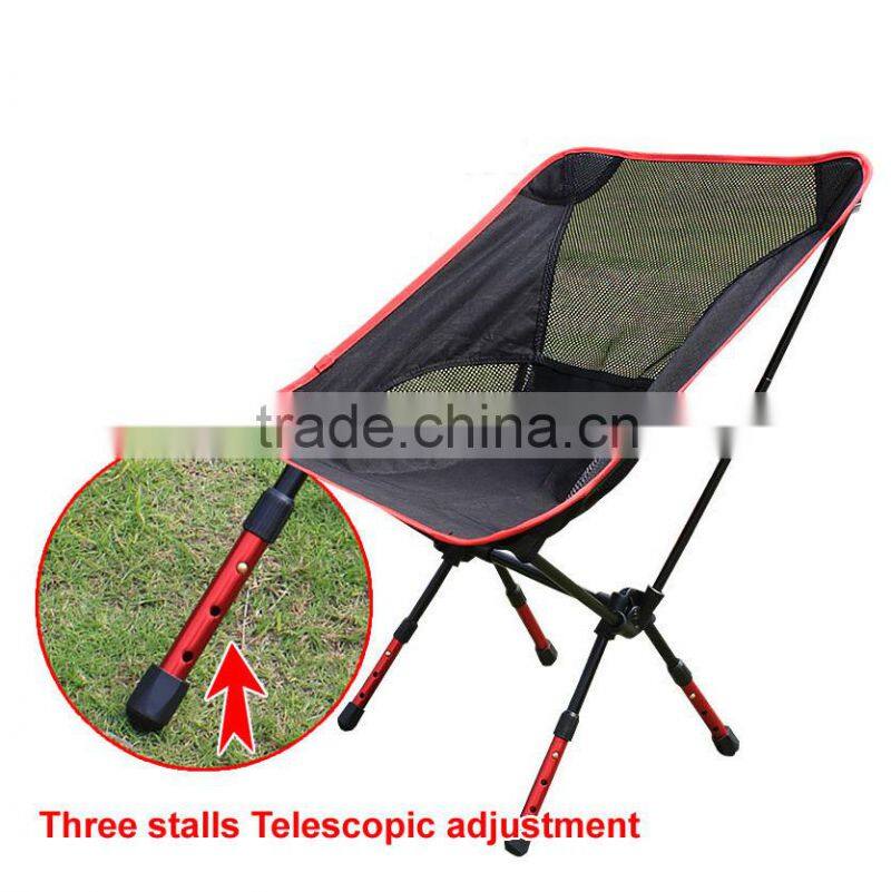 Outdoor Portable picnic folding chair with adjustable legs