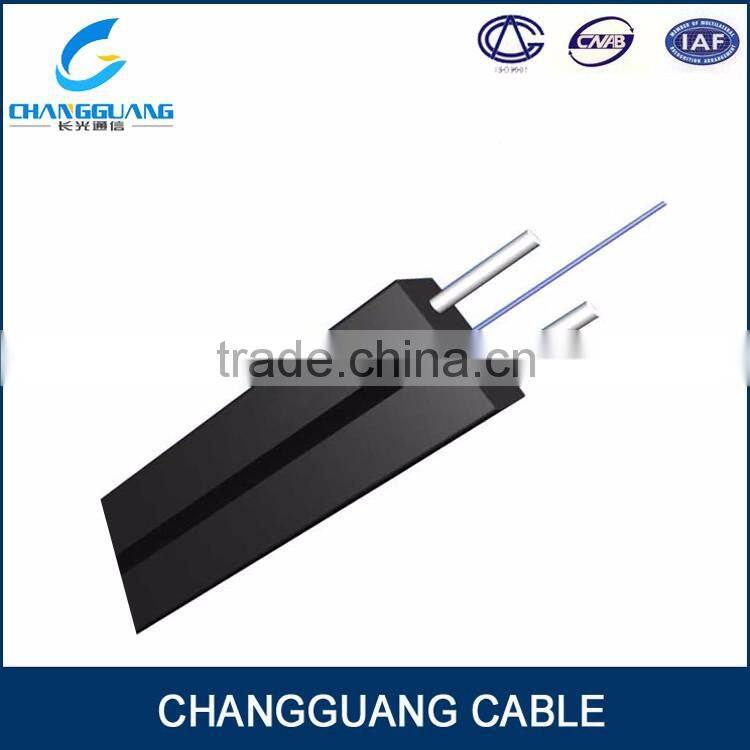Hot Sale !Changguang FTTH GJXFH single/multimode 50 125 fiber optical cable FRP lszh G652d China