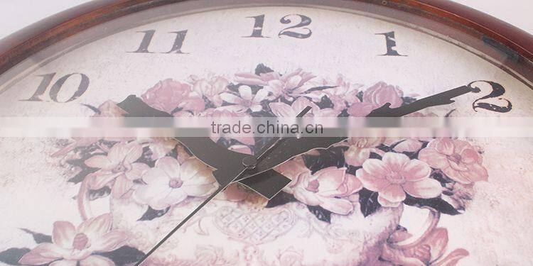 W1606 antique wall clock design