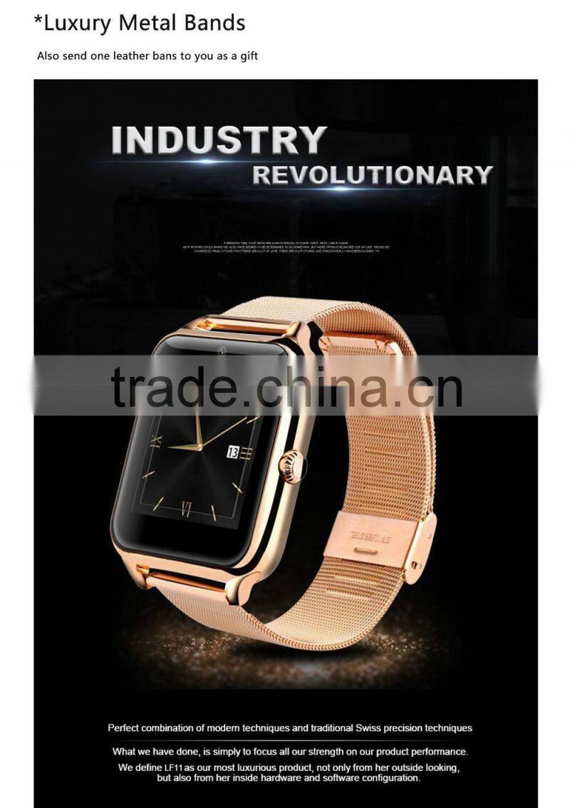New Sedentary Remind Inteligente Z60 Smart Watch TF Card Camera Bluetooth Smartwatch For Android Phone