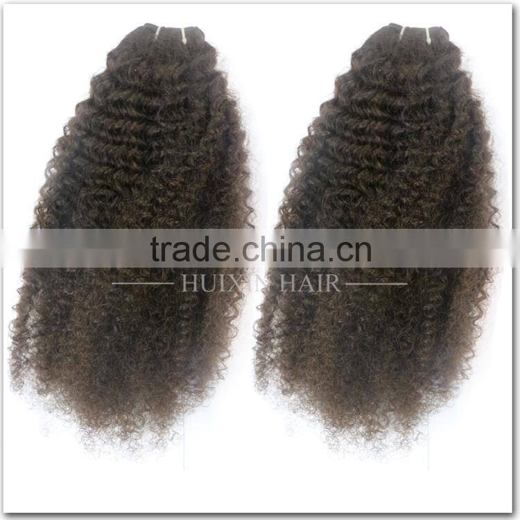 Cambodian Kinky Curly Hair Weaves No Tangle No Shedding Virgin Remy Hair