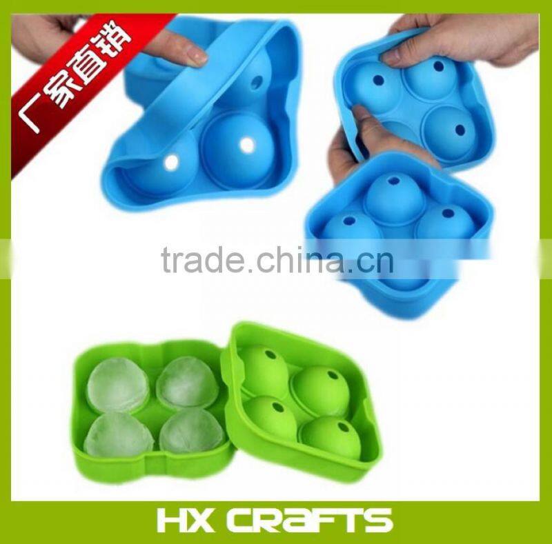 Alibaba FDA approved food grade non-stick various color ice Ball silicone ice mold single cavity