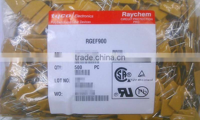 PPTC FUSE RGEF900 security and alarm systems protective