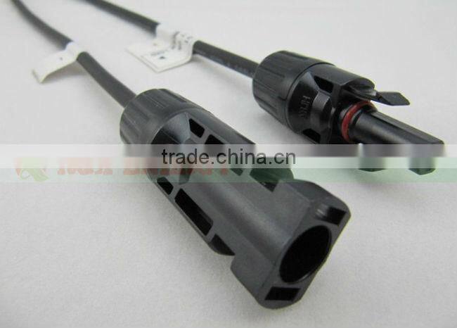 MC4 solar cable assembly with connector. TUV certification.