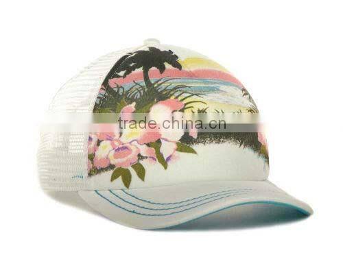 Men Women Adjustable Visor Sport Hat Tropical Mesh Baseball Cap