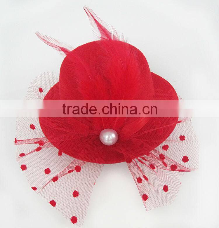 MYLOVE 3 colors top hat felt party hat fascinator cocktail hat MLXM012