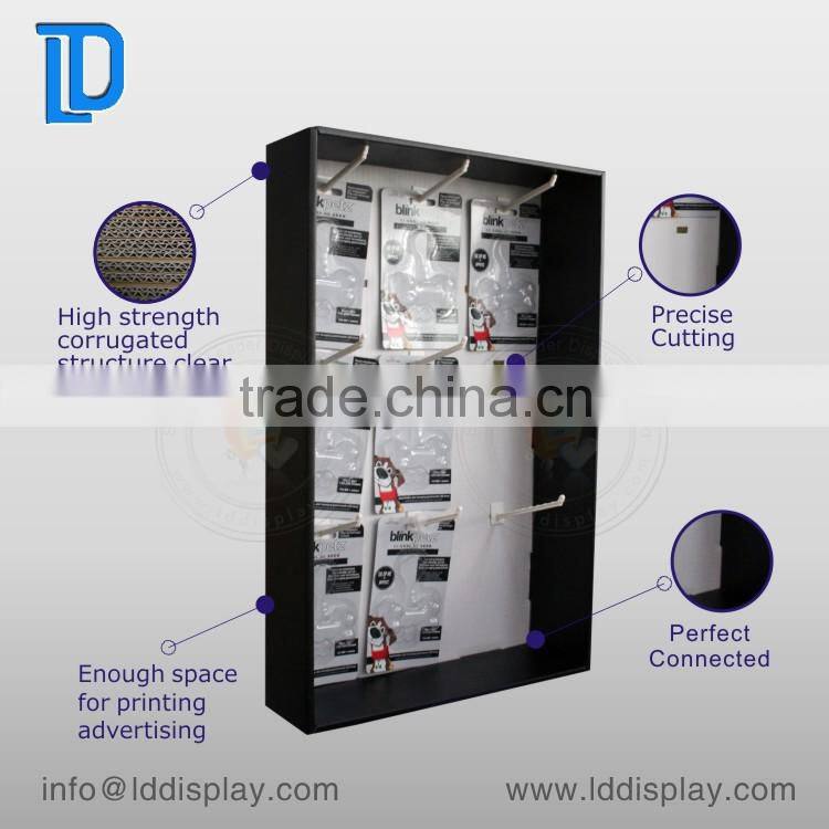 wall hanging corrugated cardboard sidekick display