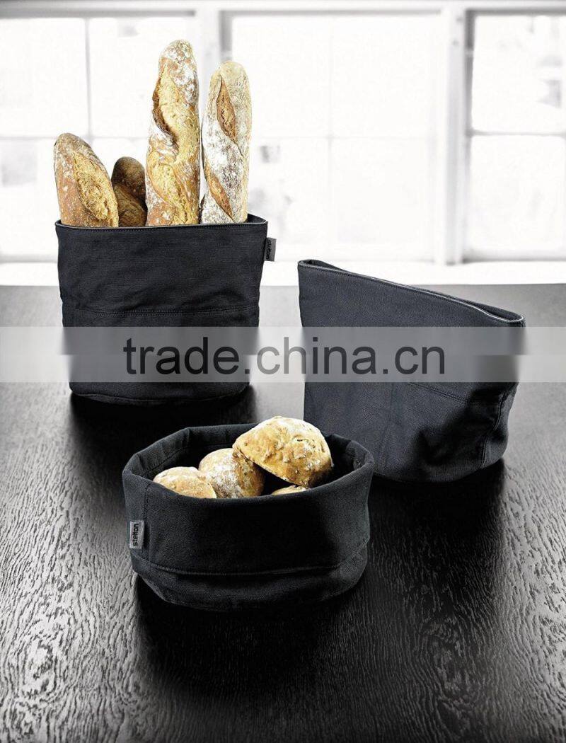 High quality Designer Certified organic cotton sapphire blue bread bag(YX-Z140)
