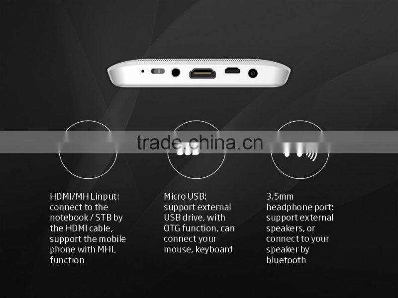 COCOPICO Brand 1080P HDMI 120Lumens Brightness Smart Mini Projecter with Bluetooth and WIFI