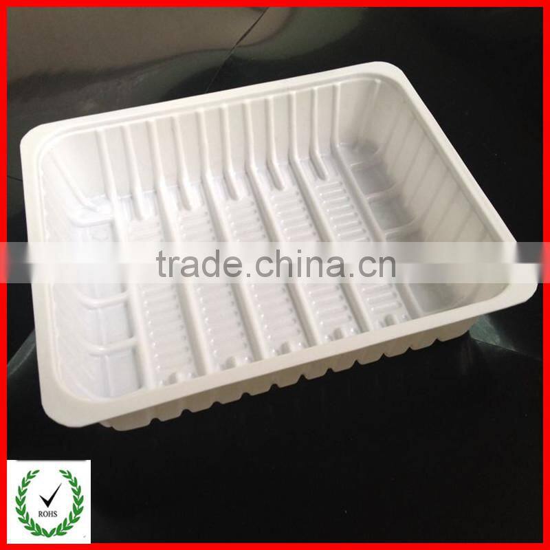 2015 hot-sale white PP plastic blister tray