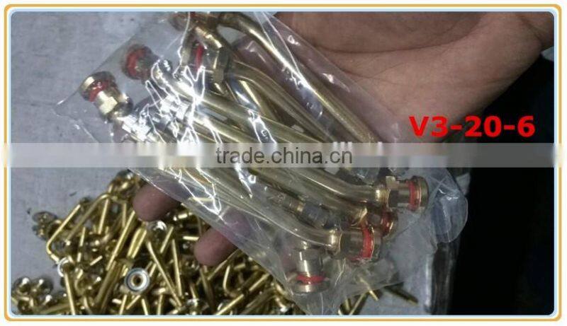 V3-20-6 China Supplier Tubeless Steel Wheel Rim V3-20-6 /Truck Tire Valve Stems