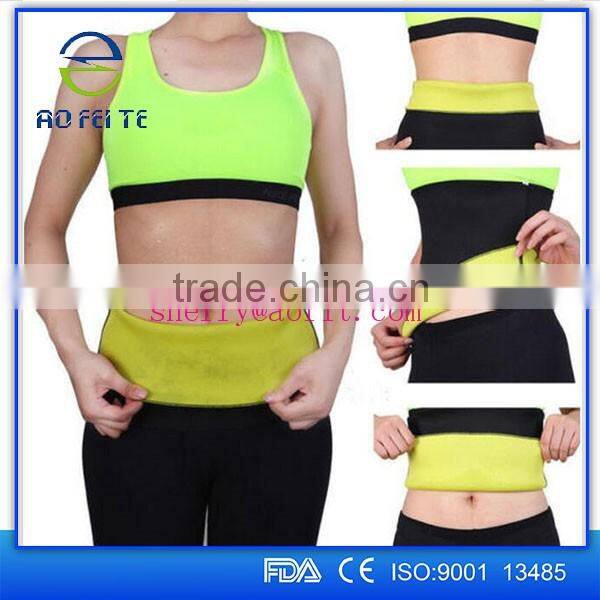 Hot Selling Neoprene Slimming Waist Belts Body Shaper Training Corset Promote Sweat
