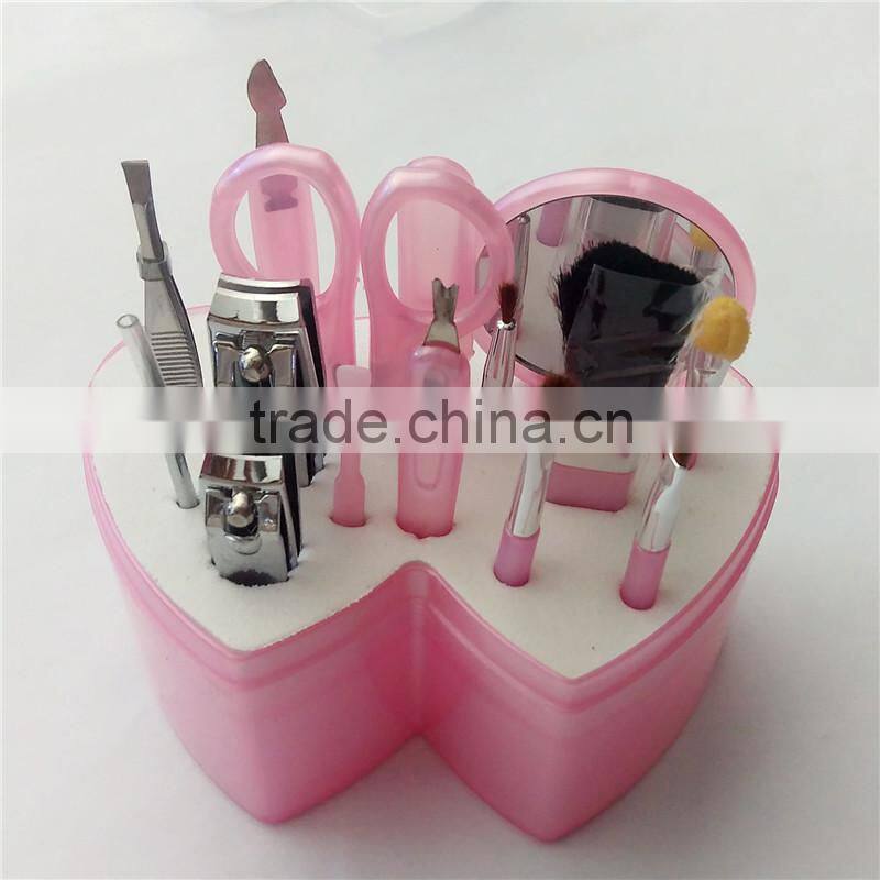 Professional manicure set beauty case