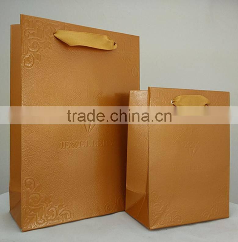 Luxury customized gift packaging jewelry paper bag shopping bags