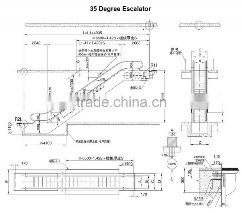Good Quality Long Service Life Save Purchase Escalator Cost Use For Home Escalator or Escalator Residential