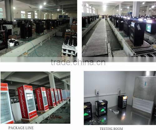 235L upright cooler, showcase fridge with CE ETL ROHS