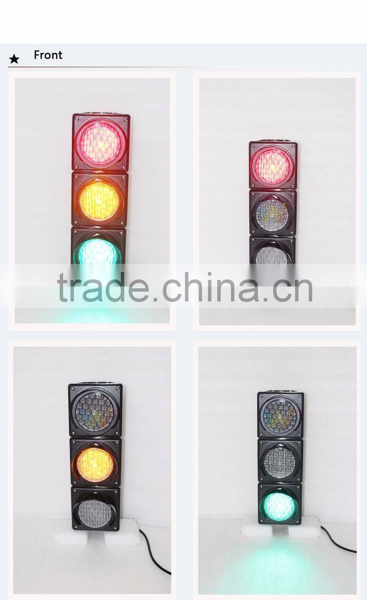 New design high brightness Epistar LED 100mm PC mini traffic lights