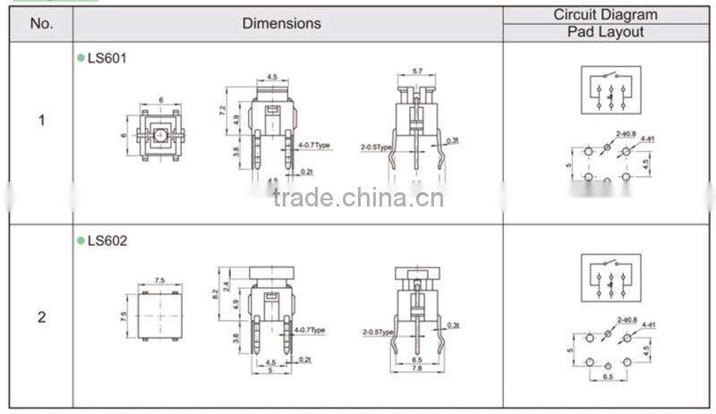 touch light switch touch switch overlay FLS602