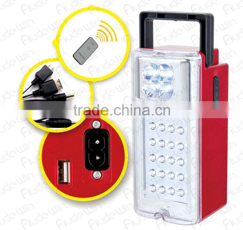 24 SMD/LED Emergency Lights with USB Deveice with Charge Protect