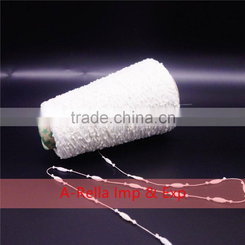 100% nylon feather yarn , with heat setting , nylon feather yarn