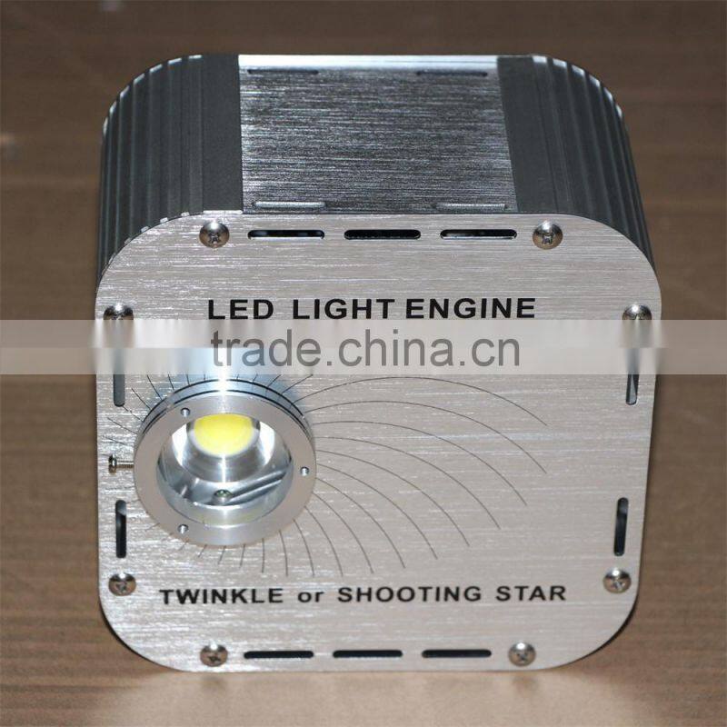 27w RGB fiber optic light engine with remote controller in 7color changeble 110V~265V/12V