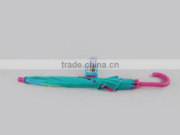 Hot sale high quality custom cartoon blue kids umbrella