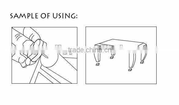 plastic nail glide felt and nail on felt pads