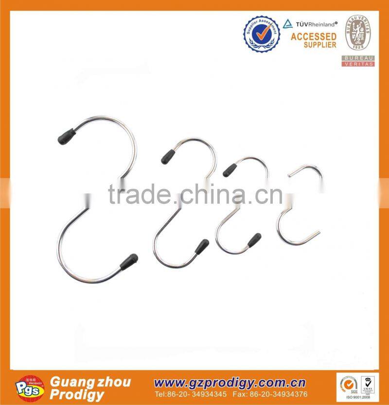 Top selling products metal S hooks,decorative hanging S hook