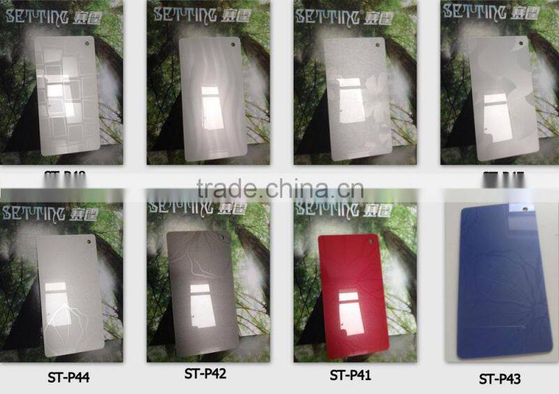 Black color Acrylic film laminated panel