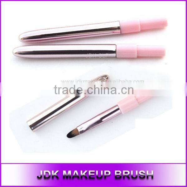 Hot Sale Lip Brush with Gold Metal Lid/Lip Brush with Private Label