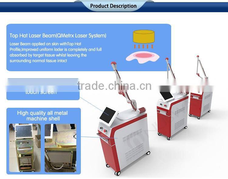 Gentle yag laser 1064nm q-switch nd yag laser tattoo machine