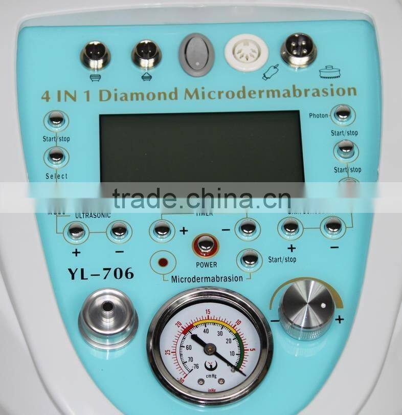 4 IN 1 LED diamond demabrasion beauty machine for face lift