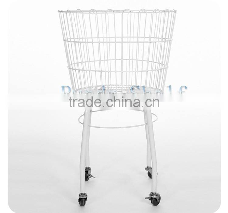 wire storage basket with wheels