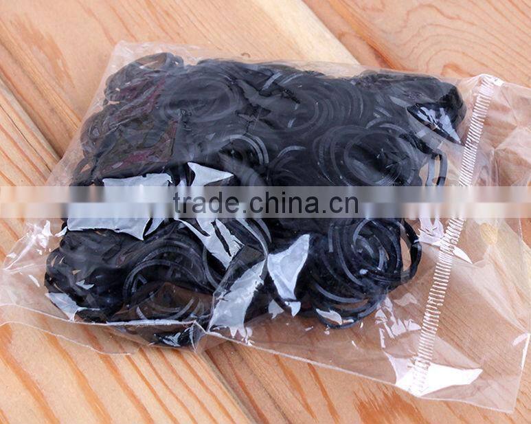 2014 Popular Loom Bands Bracelet Making Kit Hook 600 Rainbow Rubber 24 Clips Diy Tool