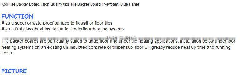 Xps Tile Backer Board600*600